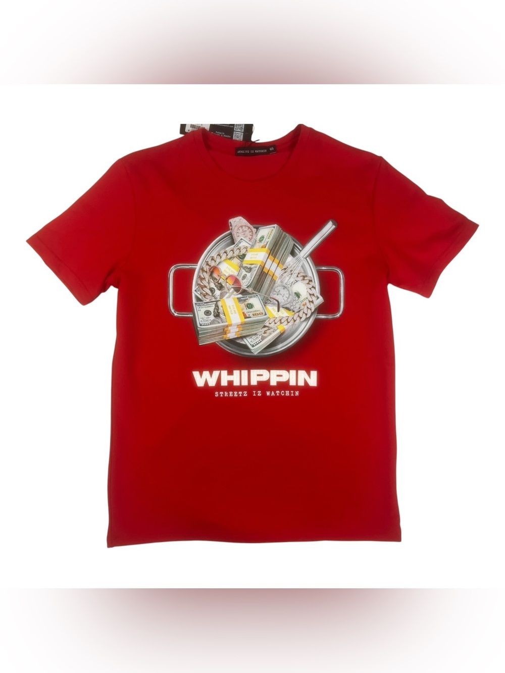 Sz Small Red Whippin Graphic Tee - Men